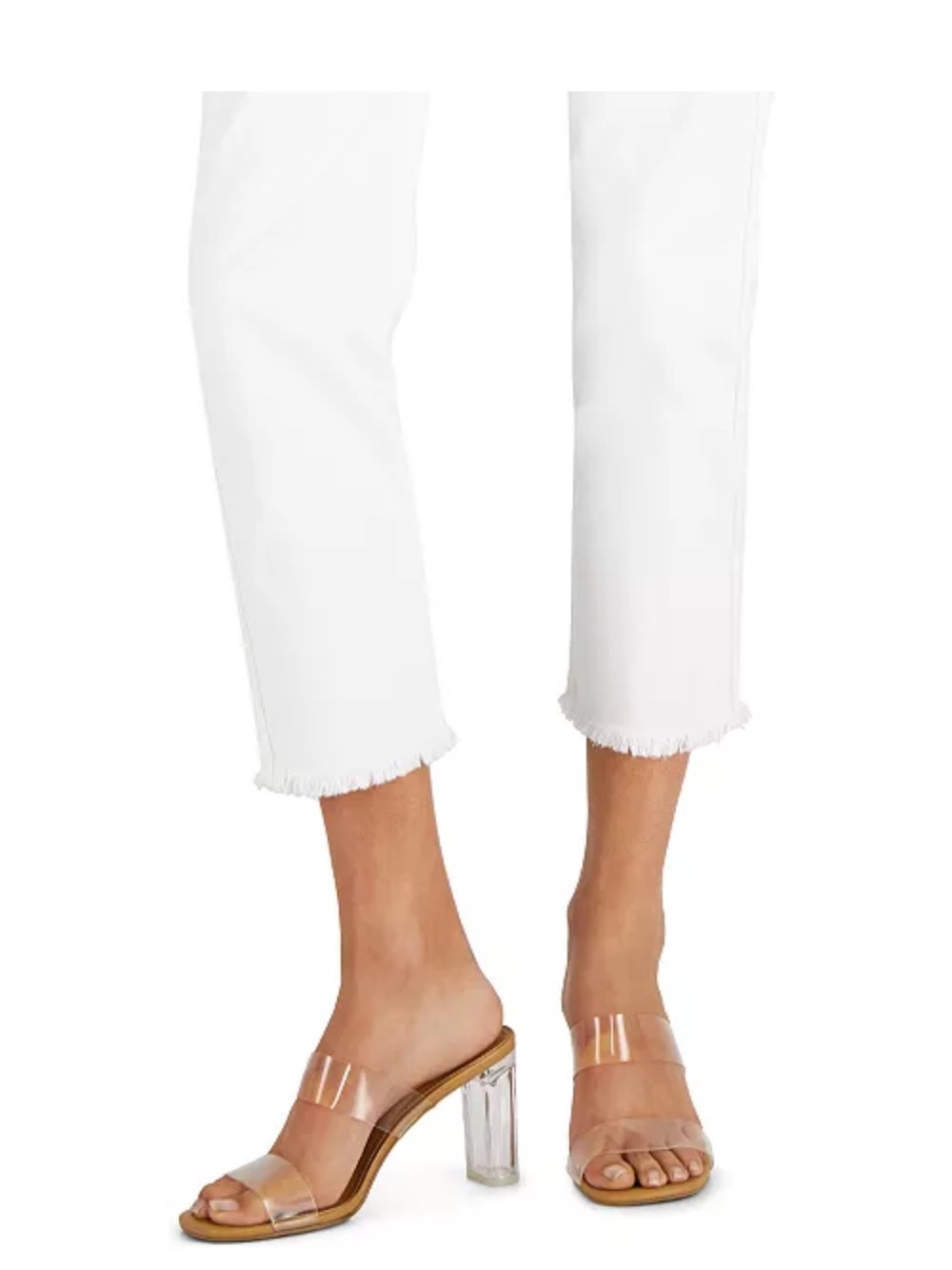 Wild Pair Zandriav Clear Vinyl Dress Sandals